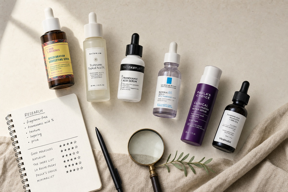 Best Fragrance-Free Tranexamic Acid Serums in 2026