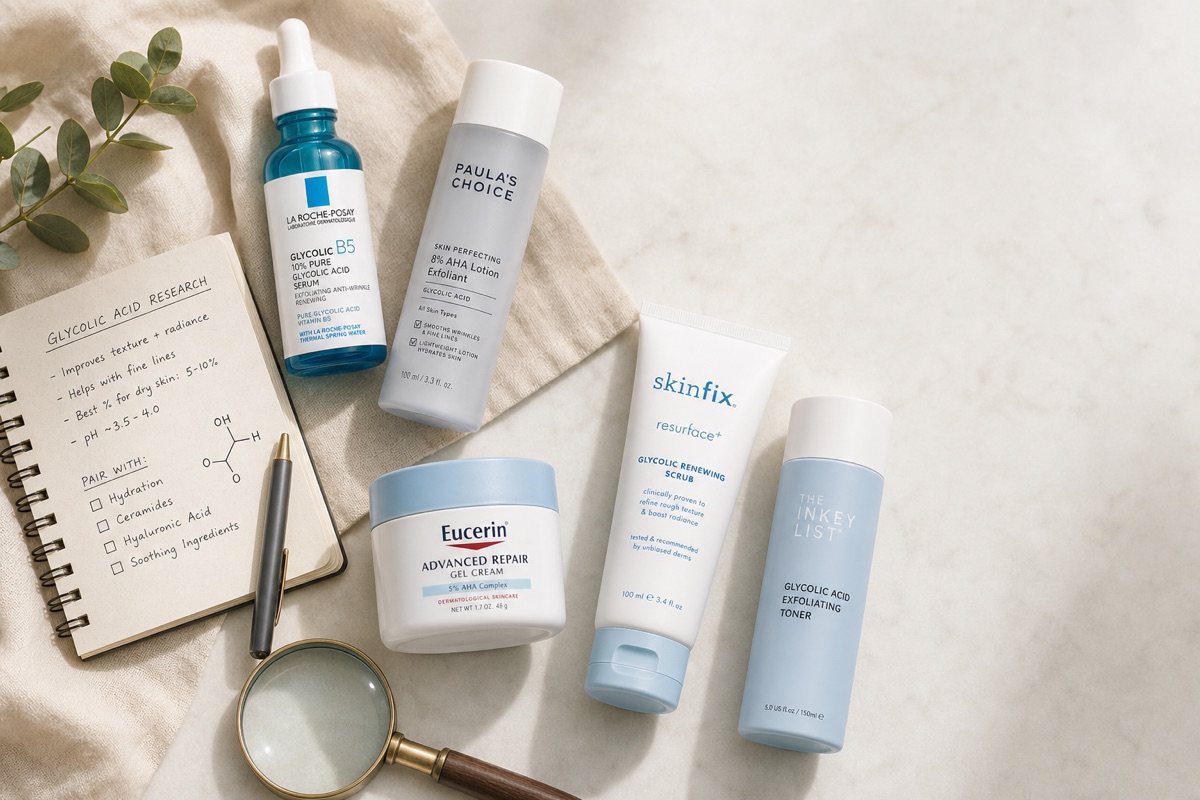 Best Glycolic Acid for Dry Skin in 2026