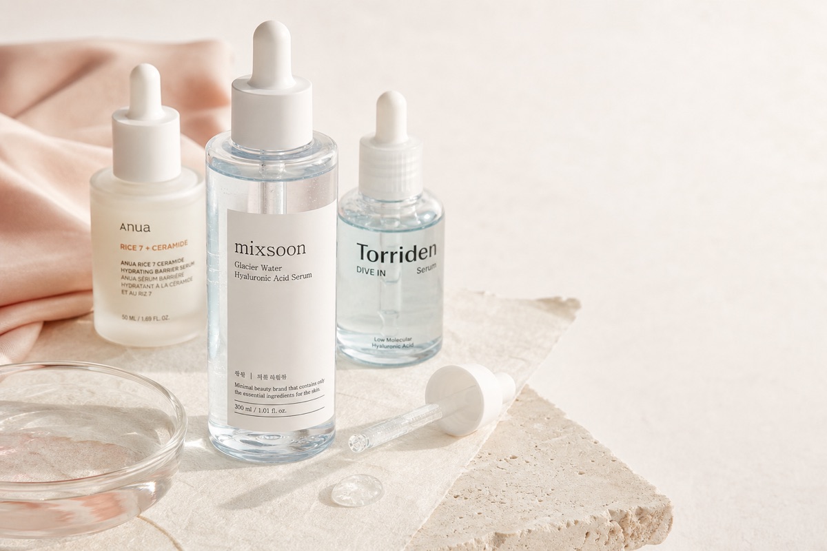 Best K-Beauty Hyaluronic Acid Serums for Dry, Dull Skin in 2026