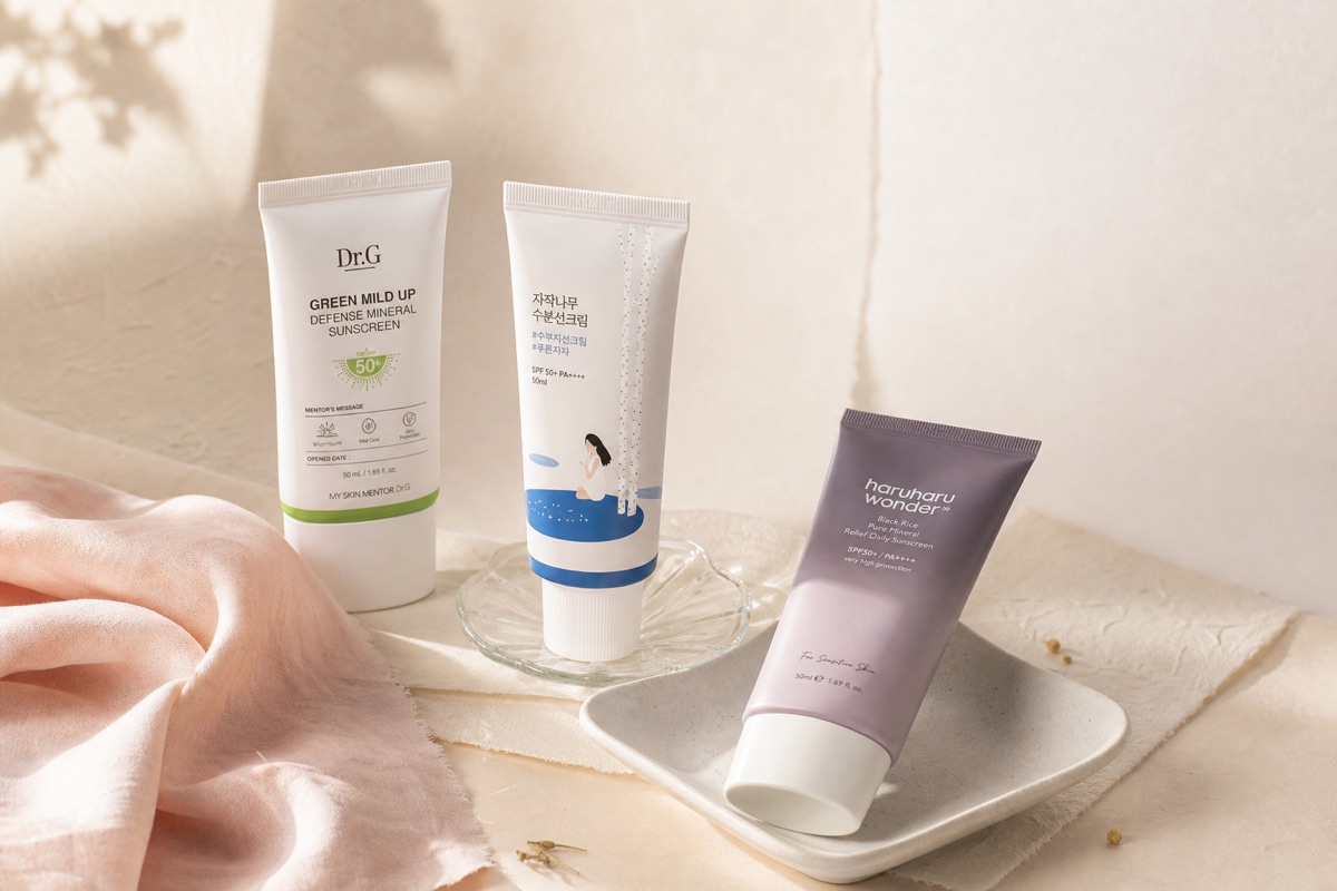 Best K-Beauty Mineral Sunscreens in 2026