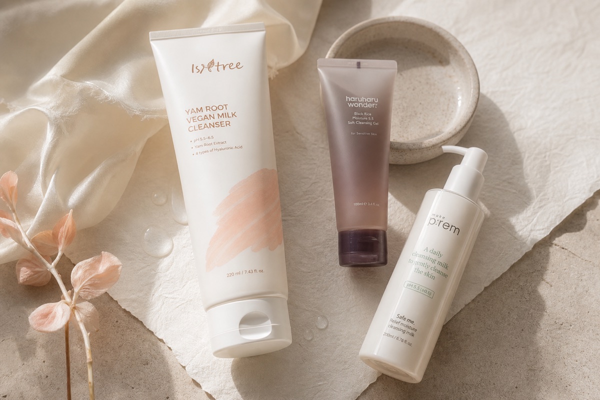 Best Korean Gentle Cleansers Available in the US for 2026