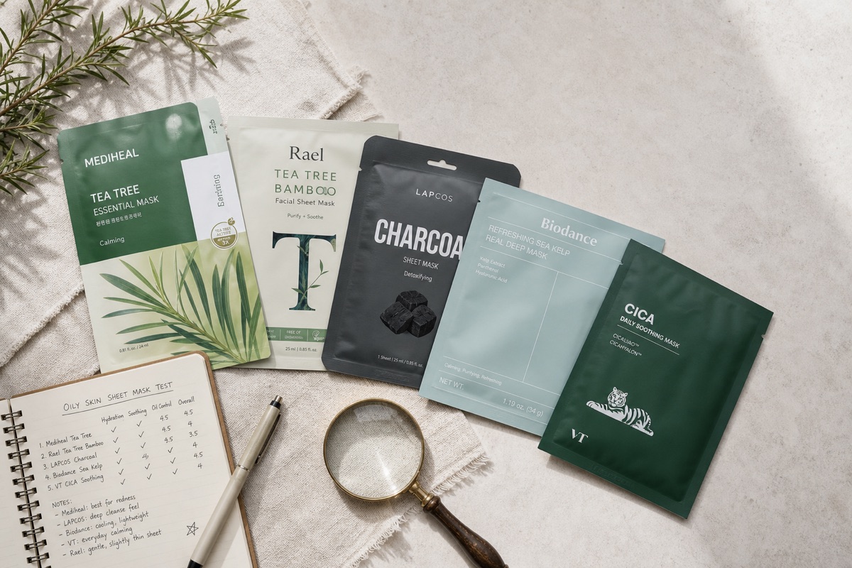 Best Sheet Masks for Oily Skin in 2026