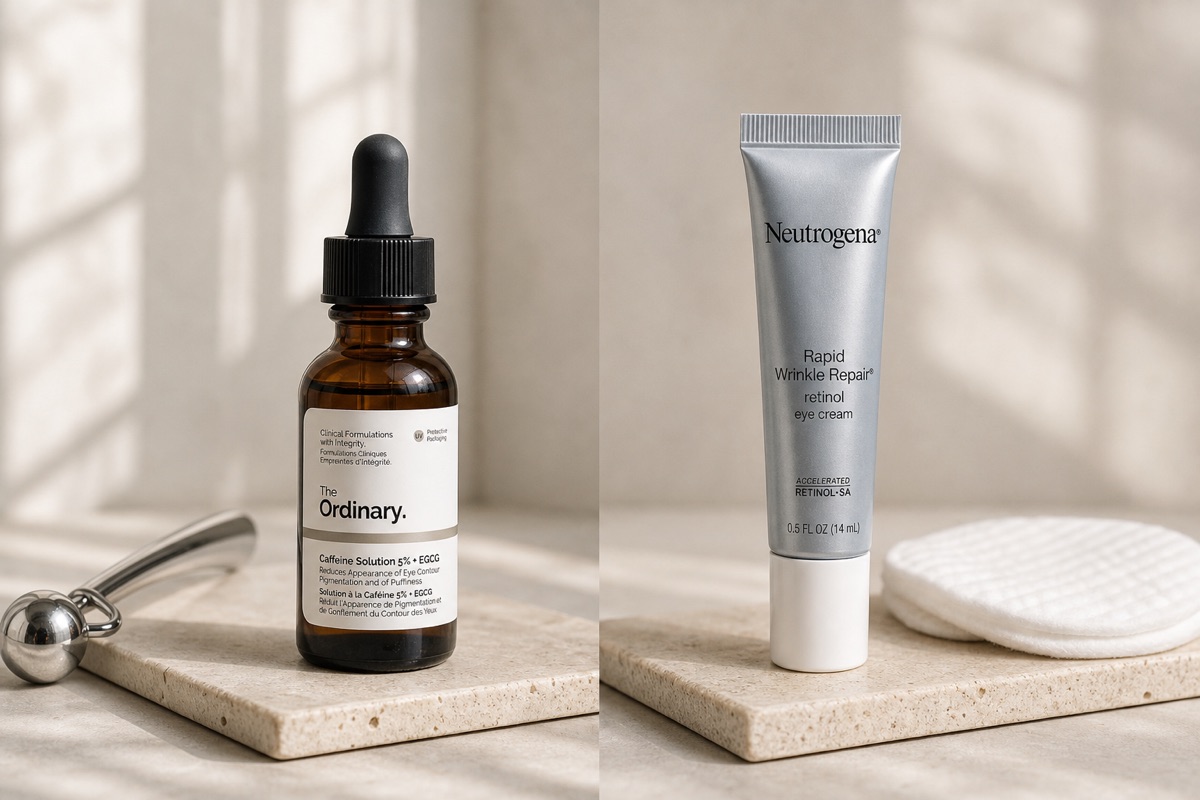 Caffeine Eye Creams vs Retinol Eye Creams: Head-to-Head