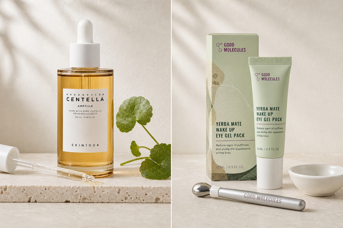 Centella Asiatica Products vs Caffeine Eye Creams: Head-to-Head