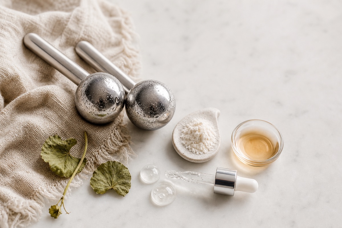 Cryo Balls and Facial Coolers: Ingredient Checklist for Mature Skin