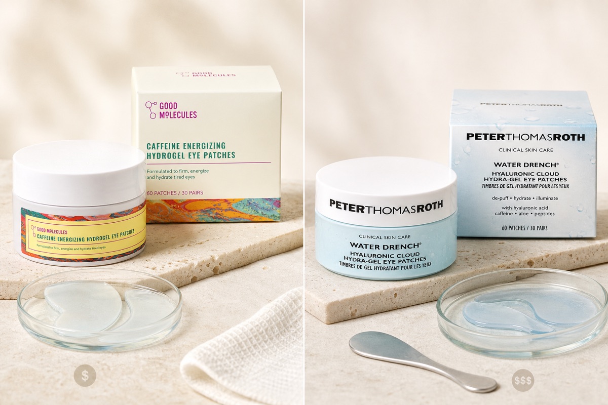 Drugstore vs Luxury Under-Eye Patches for Mature Skin in 2026
