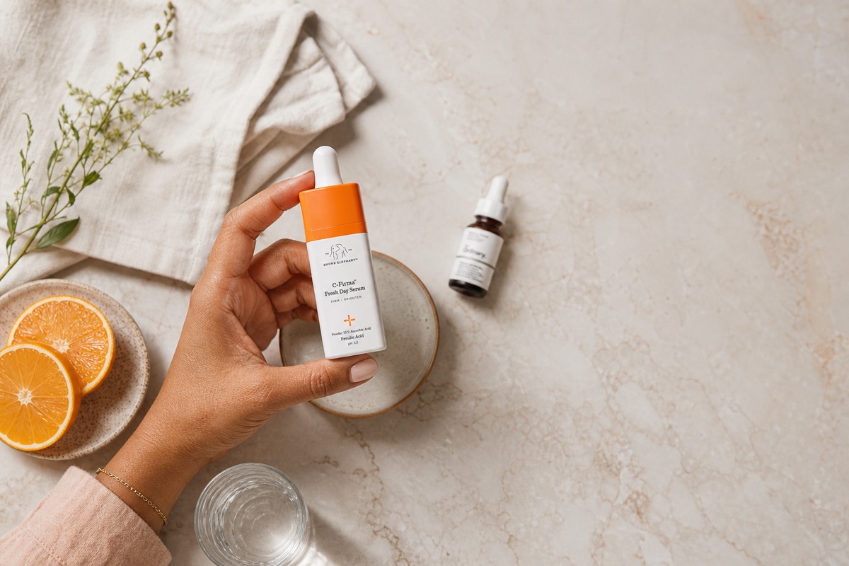 Drunk Elephant C-Firma vs The Ordinary Ascorbyl Glucoside in 2026