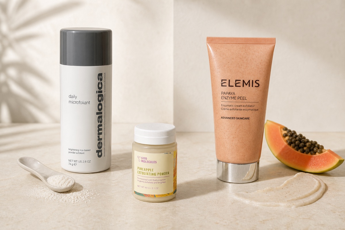 Best Enzyme Exfoliant for Oily vs Dry Mature Skin in 2026