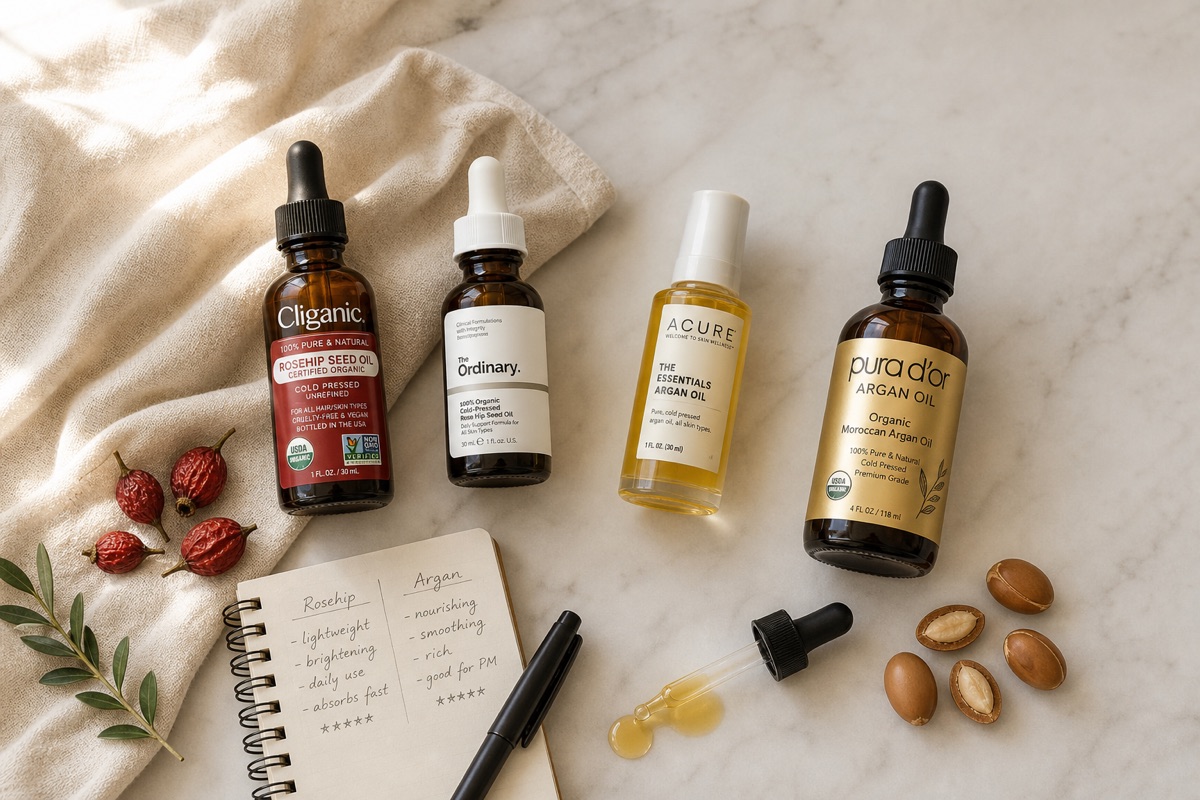 Face Oils for Beginners: Rosehip and Argan Starter Guide