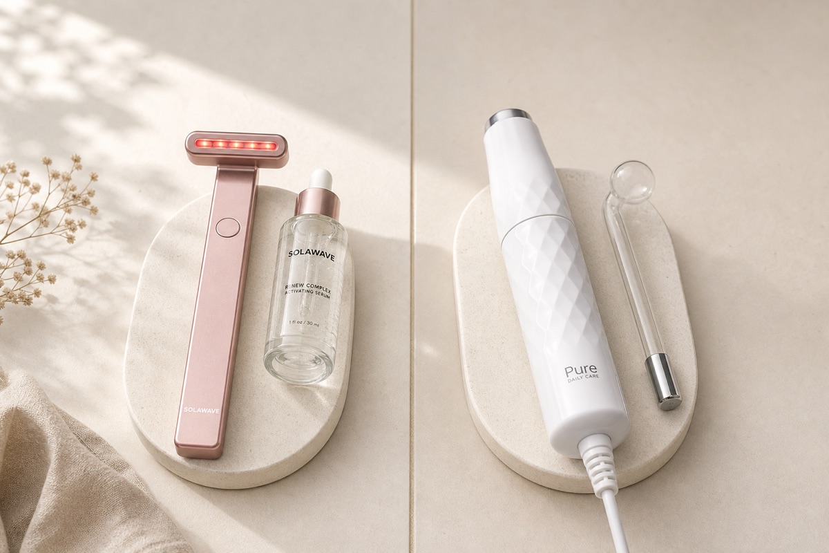 Galvanic Facial Wands vs High-Frequency Wands for Fine Lines