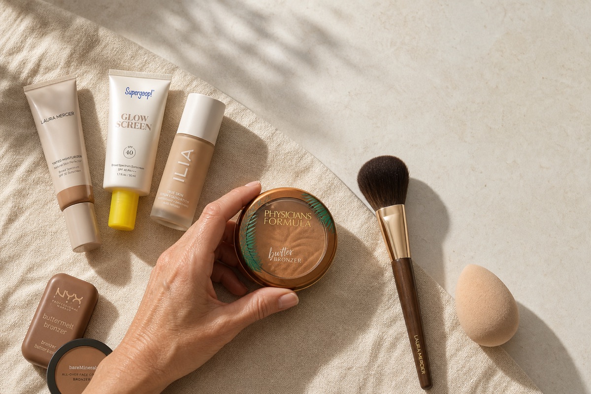 BeautySift editorial hero — How to Apply Bronzer Powder Without Settling in Fine Lines