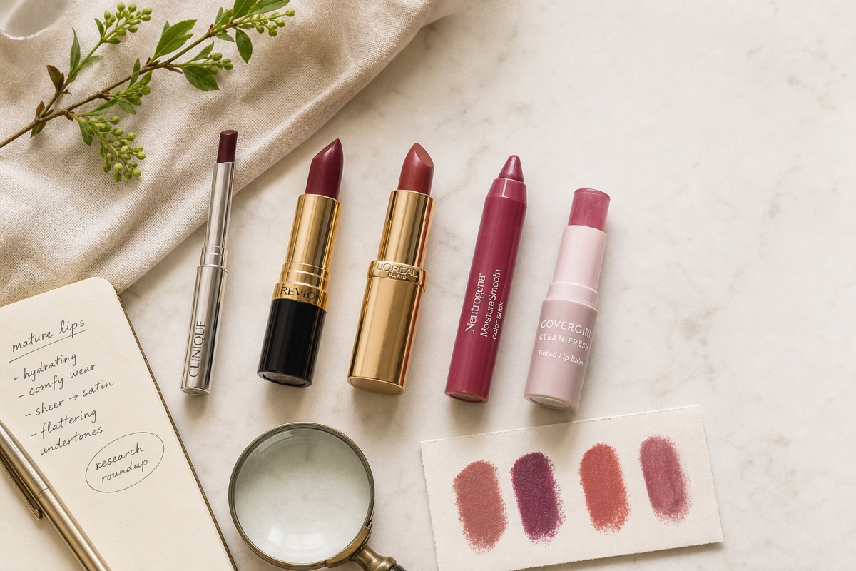 BeautySift editorial hero — How to Choose the Right Lipstick for Mature Skin in 2026