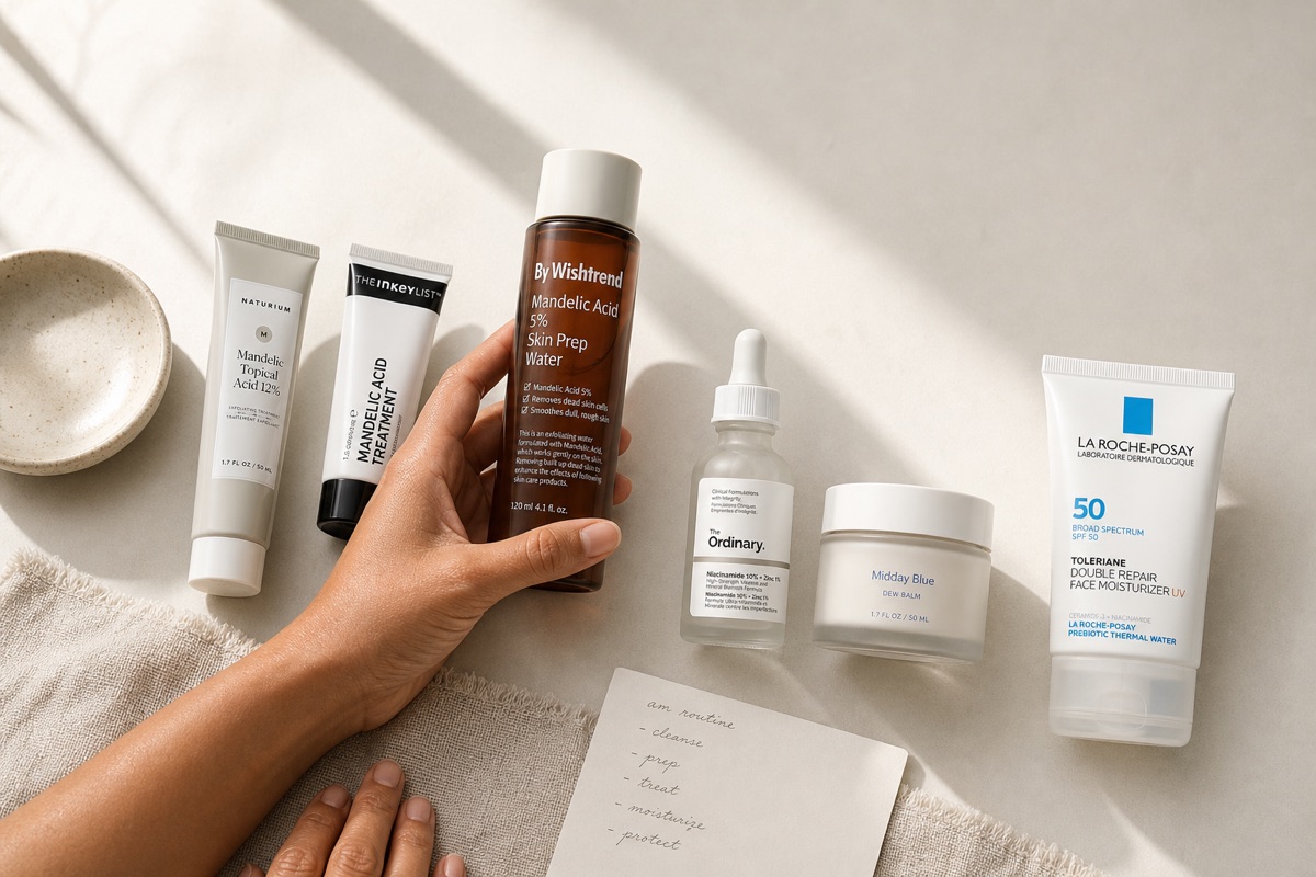 How to Layer Mandelic Acid Products With Other Actives