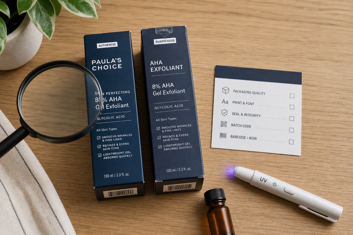 How to Spot Fake AHA Exfoliants on Amazon
