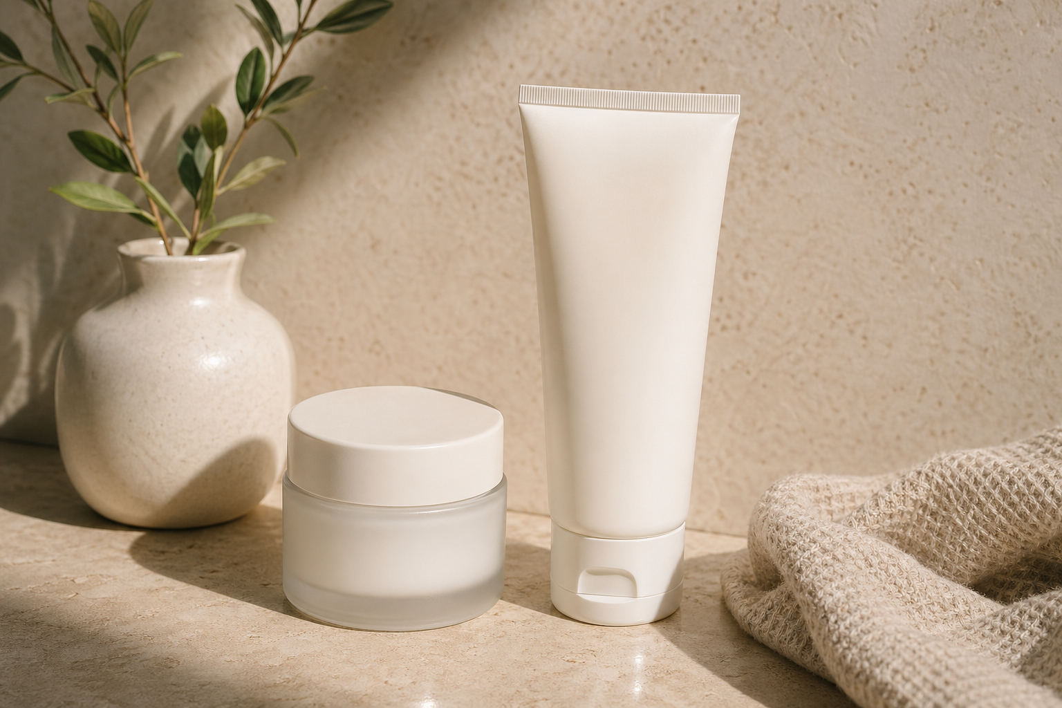 Sunscreen for a sensitive skin morning routine